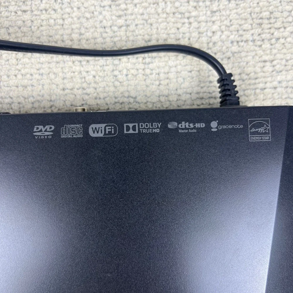 Sony Blu-ray DVD Player BDP-S3100 Black Built-in Wi-Fi Streaming No Remote